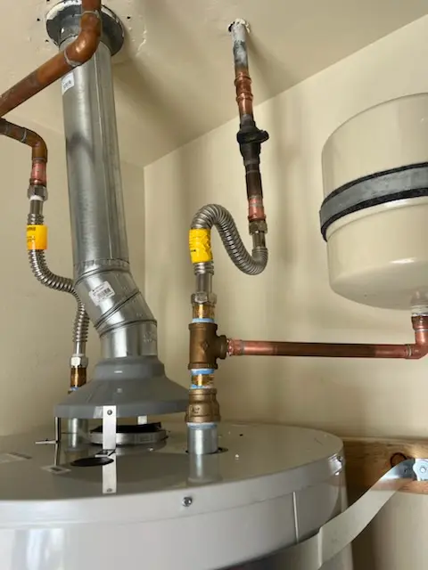 Water heater installation and plumbing repair in Rowena